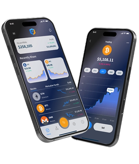 Byrq Coin mobilní obchodní aplikace